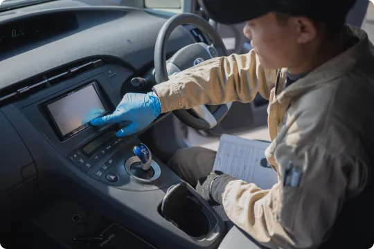 車検・一般整備の様子